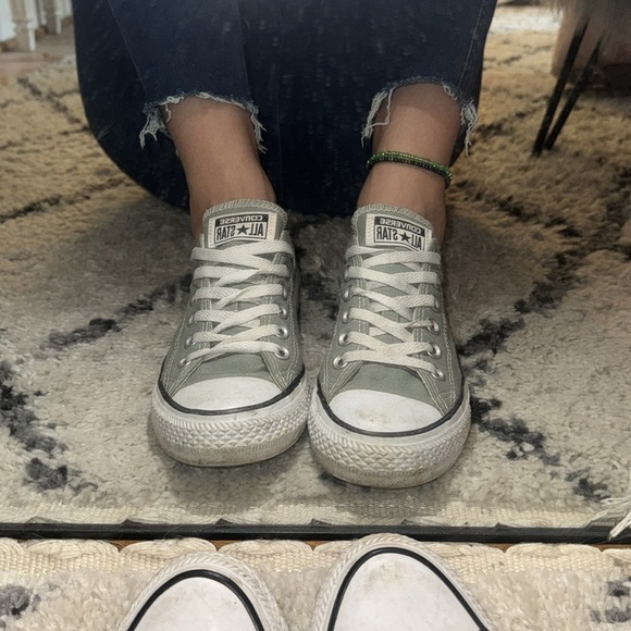 Converse| Sage/Olive Green Sneakers - Picture 10 of 10